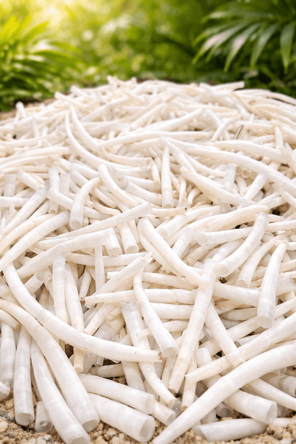 Natural dentalium shells for jewelry making and bulk supply from trusted exporter India
